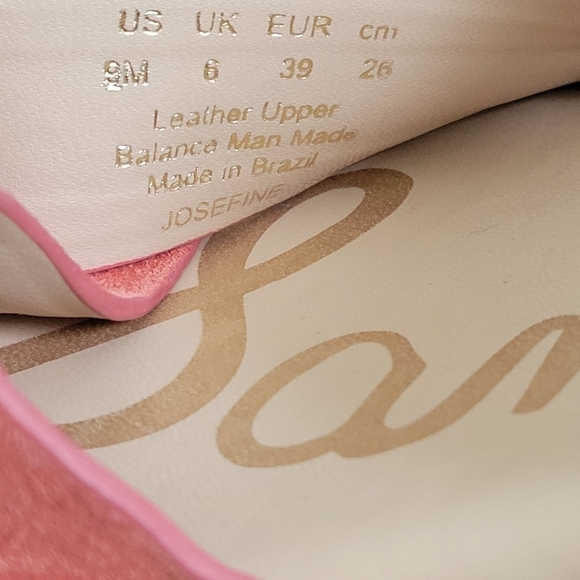 NEW SAM EDELMAN Leather Platform Josefine Sandals - Picture 6 of 6